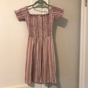Striped Smocked Mini from Mumu